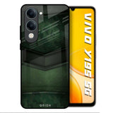 Green Leather Vivo Y19s 5G Glass Back Cover Online