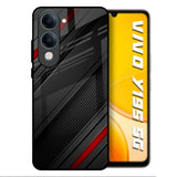 Modern Abstract Vivo Y19s 5G Glass Back Cover Online