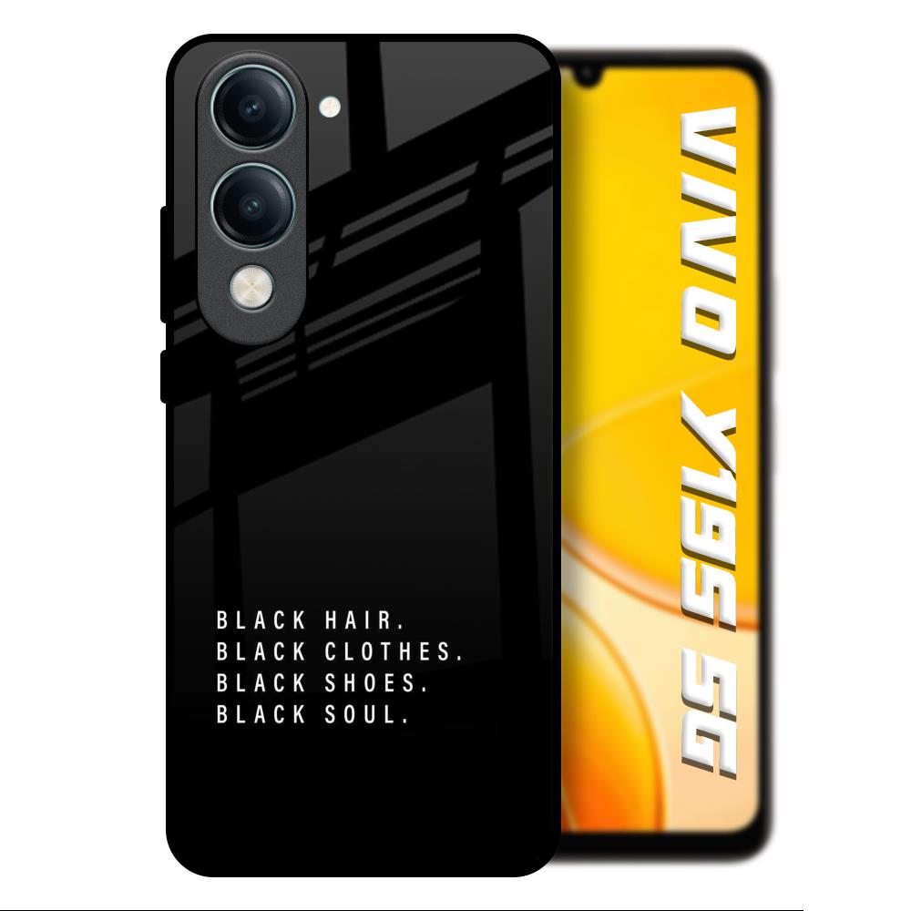 Black Soul Vivo Y19s 5G Glass Back Cover Online
