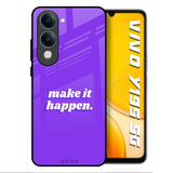Make it Happen Vivo Y19s 5G Glass Back Cover Online