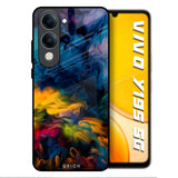 Multicolor Oil Painting Vivo Y19s 5G Glass Back Cover Online