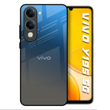 Blue Grey Ombre Vivo Y19s 5G Glass Back Cover Online