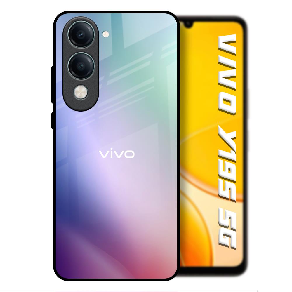Abstract Holographic Vivo Y19s 5G Glass Back Cover Online