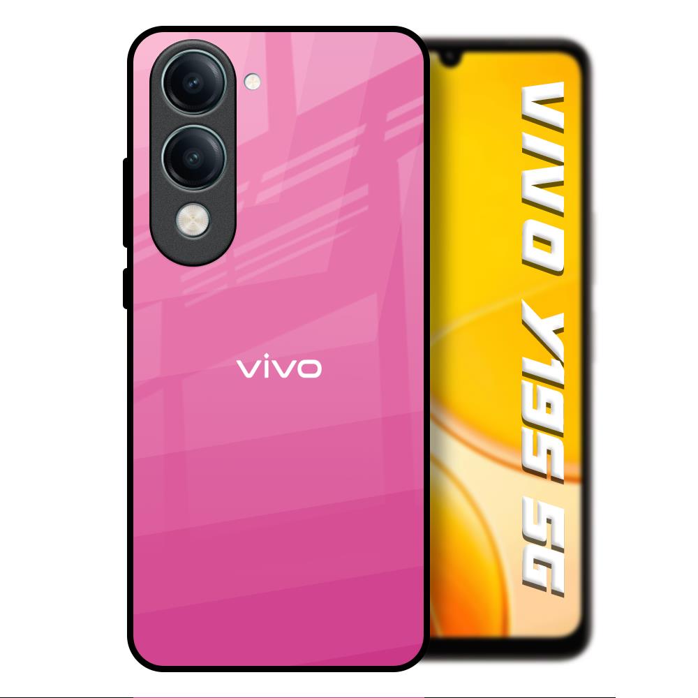 Pink Ribbon Caddy Vivo Y19s 5G Glass Back Cover Online