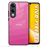 Pink Ribbon Caddy Vivo Y19s 5G Glass Back Cover Online