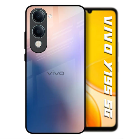 Blue Mauve Gradient Vivo Y19s 5G Glass Back Cover Online