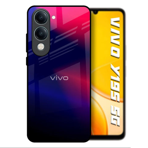 Blue Ombre Vivo Y19s 5G Glass Back Cover Online