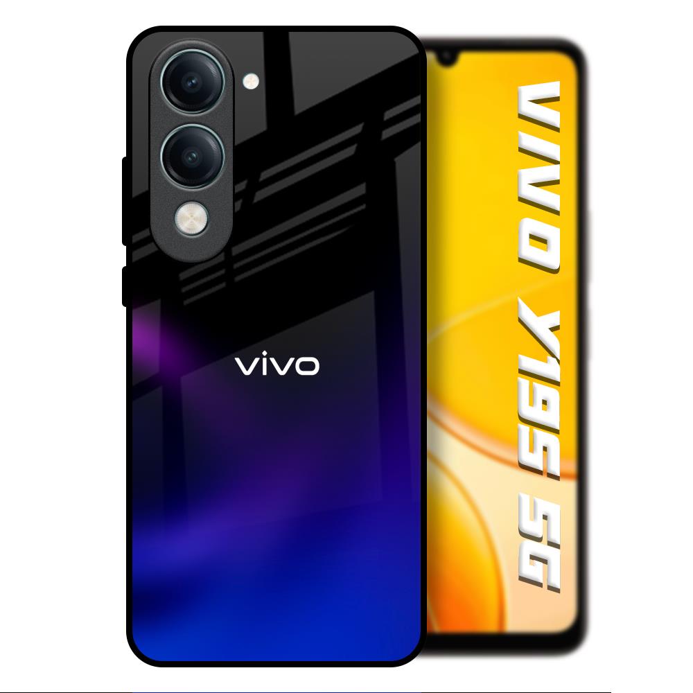 Black Onyx Vivo Y19s 5G Glass Back Cover Online