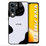 Wheat Cream Wavy Vivo Y19s 5G Glass Back Cover Online