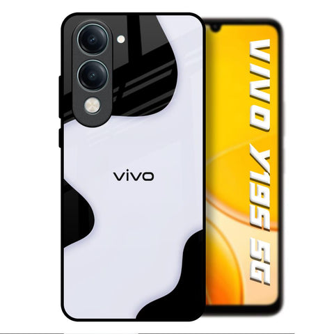 Wheat Cream Wavy Vivo Y19s 5G Glass Back Cover Online