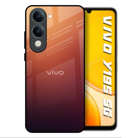 Sunset Background Vivo Y19s 5G Glass Back Cover Online