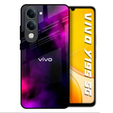 Pink Galaxy Vivo Y19s 5G Glass Back Cover Online