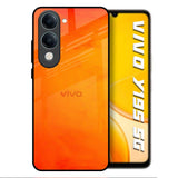 Tangy Orange Vivo Y19s 5G Glass Back Cover Online