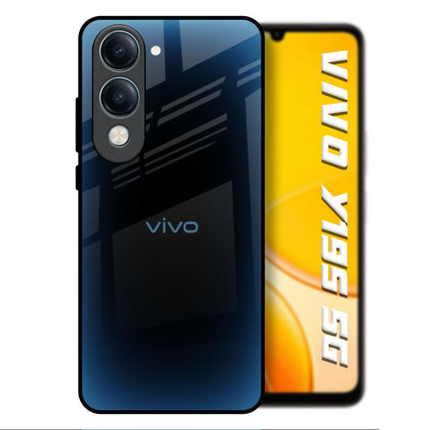Blue Dynamic Vivo Y19s 5G Glass Back Cover Online