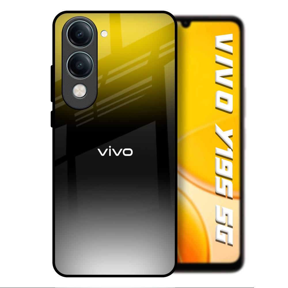 Yellow Shadow Vivo Y19s 5G Glass Back Cover Online