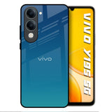 Celestial Blue Vivo Y19s 5G Glass Back Cover Online