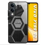 Hexagon Style Vivo Y19s 5G Glass Back Cover Online