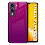 Magenta Gradient Vivo Y19s 5G Glass Back Cover Online