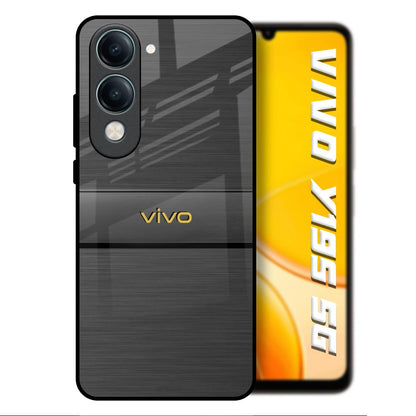 Grey Metallic Glass Vivo Y19s 5G Glass Back Cover Online