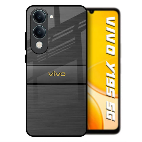 Grey Metallic Glass Vivo Y19s 5G Glass Back Cover Online