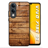 Wooden Planks Vivo Y19s 5G Glass Back Cover Online