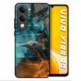 Golden Splash Vivo Y19s 5G Glass Back Cover Online