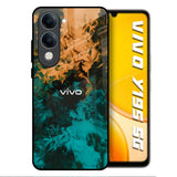 Watercolor Wave Vivo Y19s 5G Glass Back Cover Online