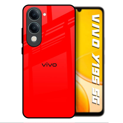 Blood Red Vivo Y19s 5G Glass Back Cover Online