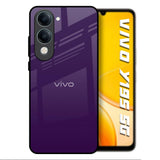 Dark Purple Vivo Y19s 5G Glass Back Cover Online