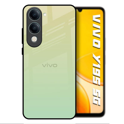 Mint Green Gradient Vivo Y19s 5G Glass Back Cover Online