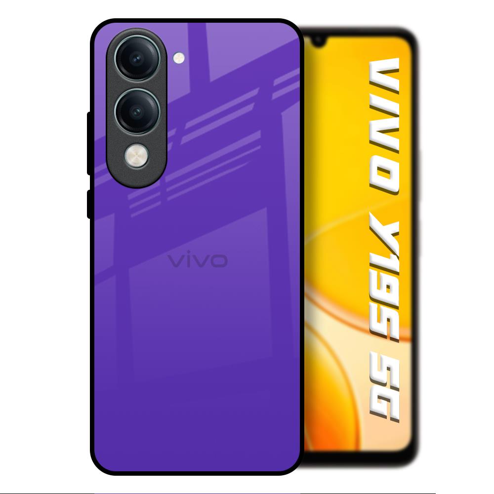 Amethyst Purple Vivo Y19s 5G Glass Back Cover Online