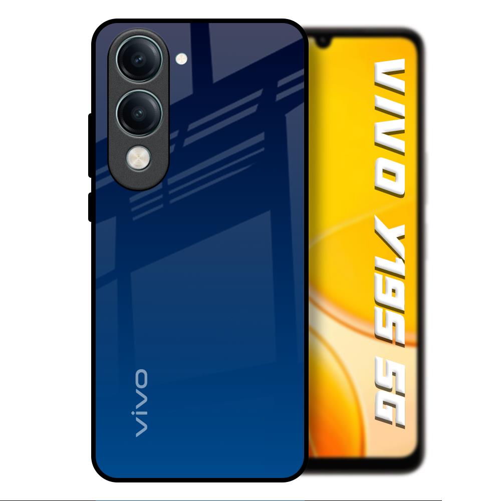 Very Blue Vivo Y19s 5G Glass Back Cover Online