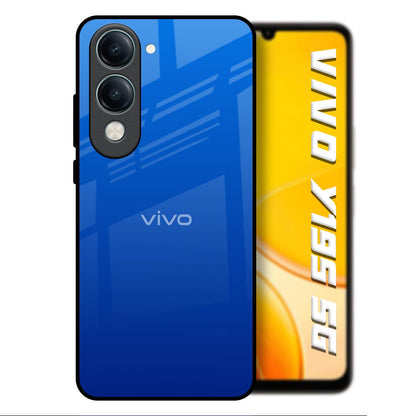 Egyptian Blue Vivo Y19s 5G Glass Back Cover Online