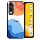 Wavy Color Pattern Vivo Y19s 5G Glass Back Cover Online