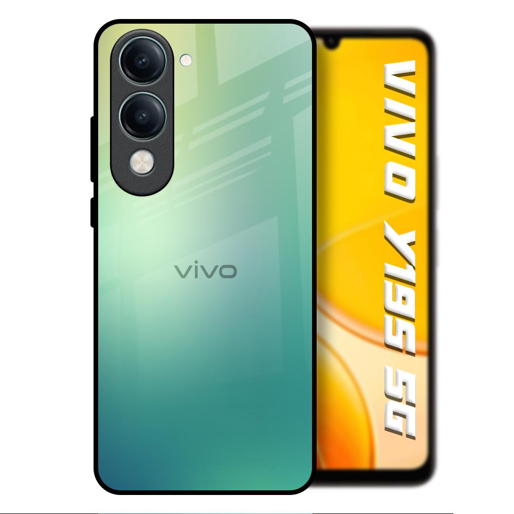 Dusty Green Vivo Y19s 5G Glass Back Cover Online