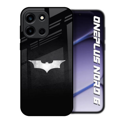 Super Hero Logo OnePlus Nord 6 Glass Back Cover Online