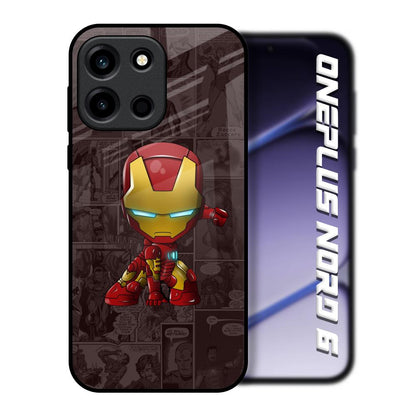 Angry Baby Super Hero OnePlus Nord 6 Glass Back Cover Online