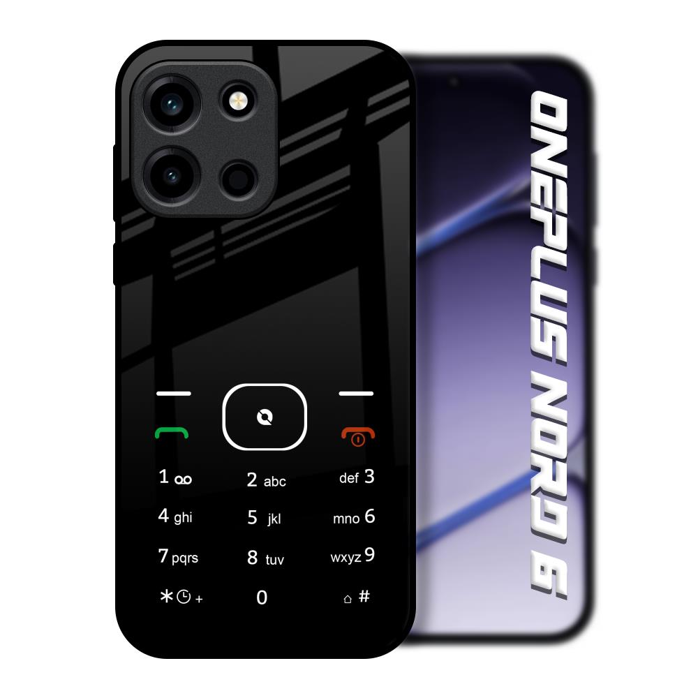 Classic Keypad Pattern OnePlus Nord 6 Glass Back Cover Online