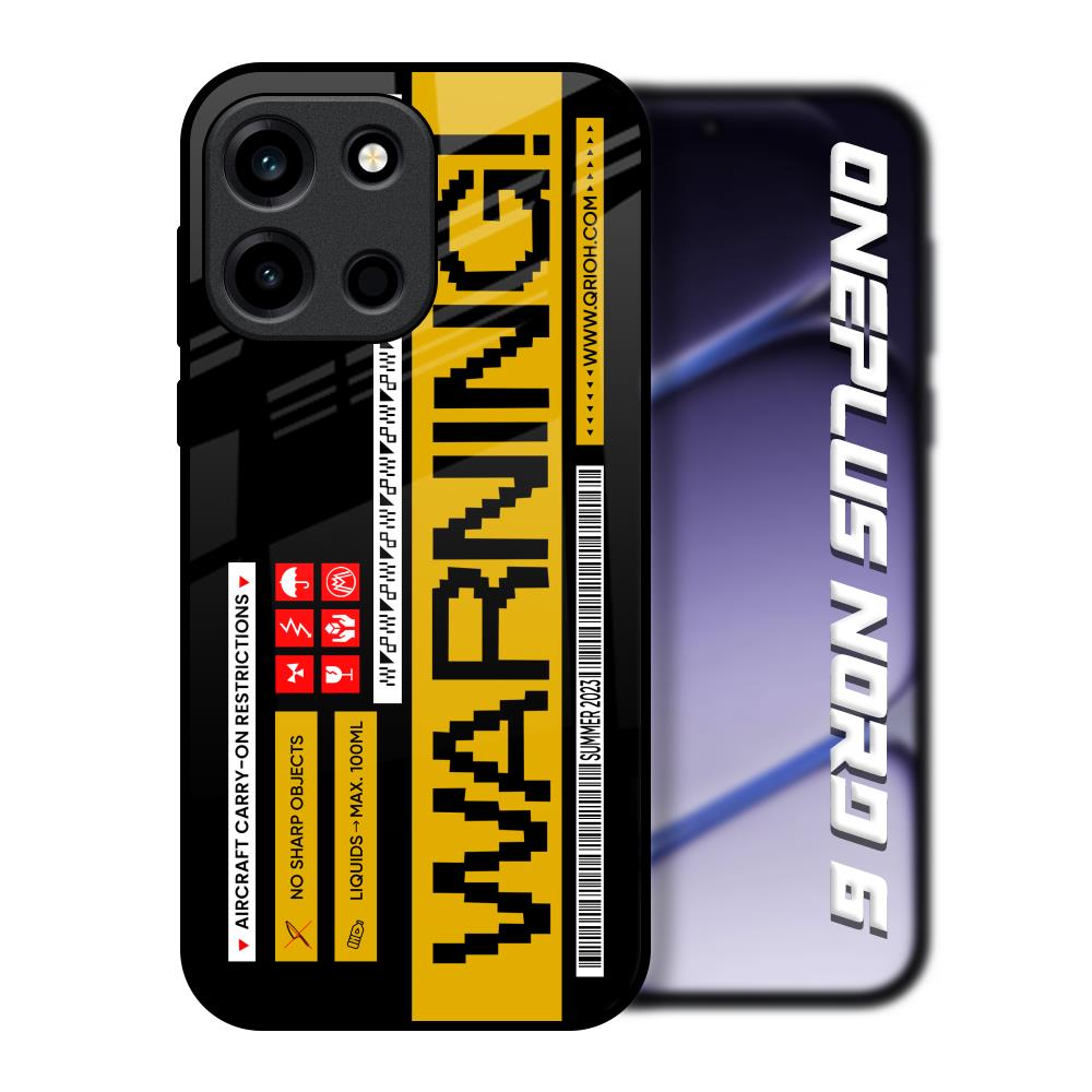Aircraft Warning OnePlus Nord 6 Glass Back Cover Online