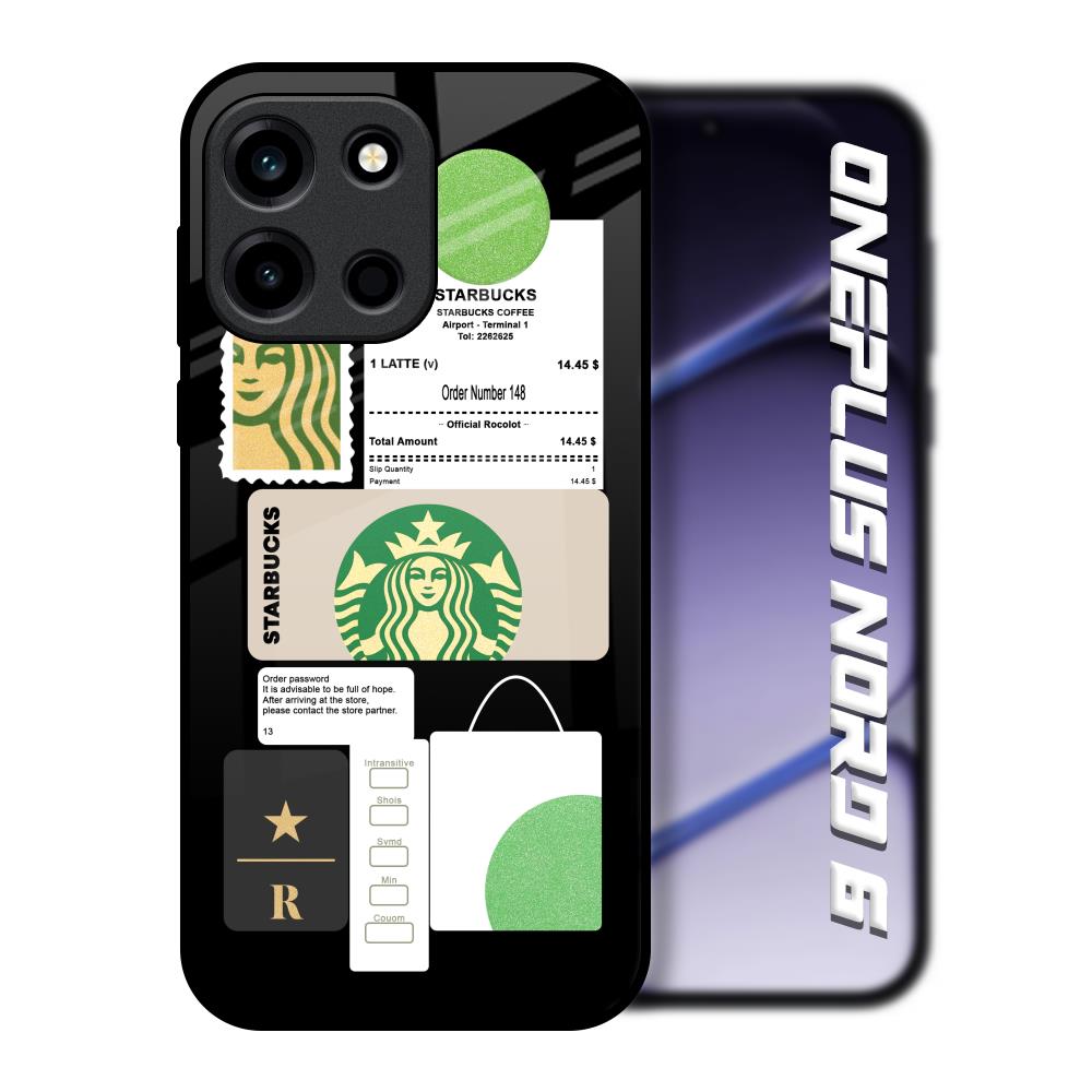 Coffee Latte OnePlus Nord 6 Glass Back Cover Online
