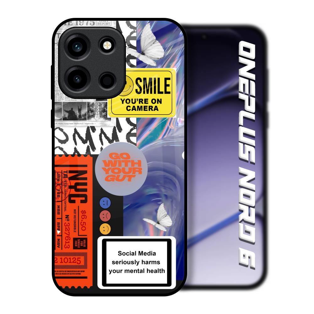 Smile for Camera OnePlus Nord 6 Glass Back Cover Online