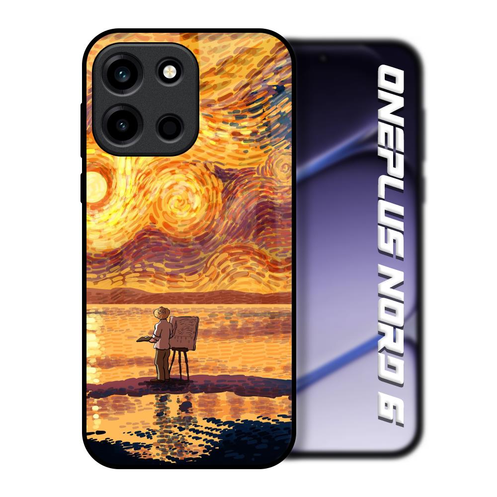 Sunset Vincent OnePlus Nord 6 Glass Back Cover Online