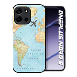 Travel Map OnePlus Nord 6 Glass Back Cover Online