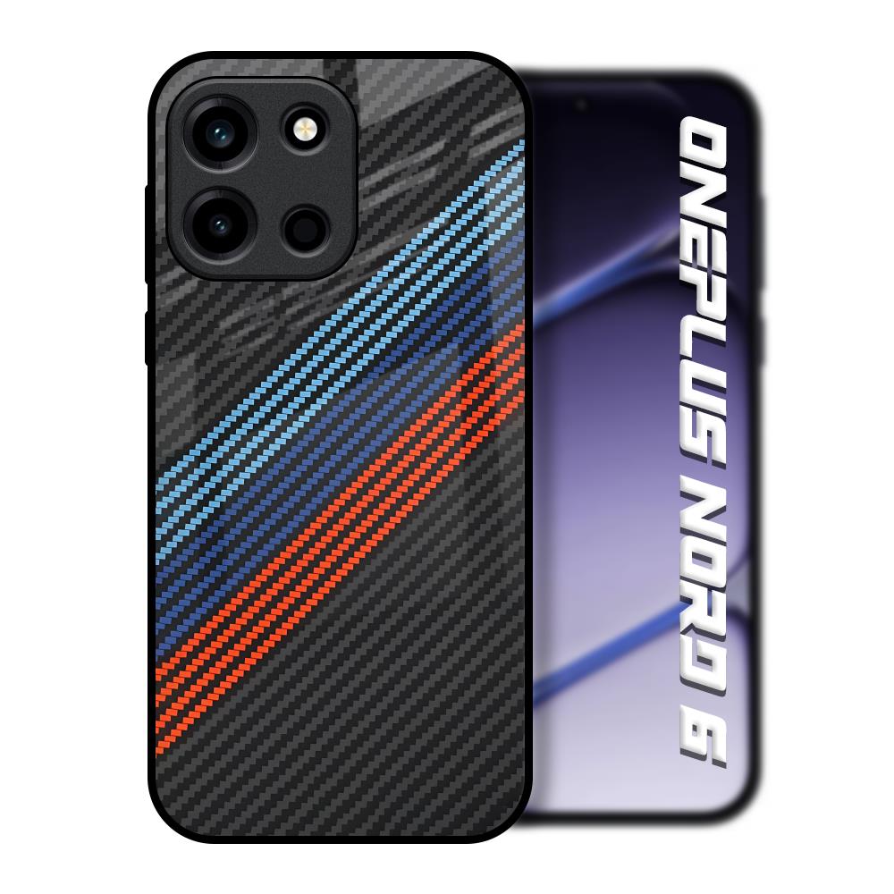 Carbon Inspired OnePlus Nord 6 Glass Back Cover Online