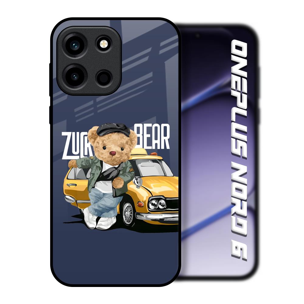 Adventurous Bear OnePlus Nord 6 Glass Back Cover Online