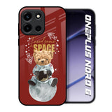 Astronaut Bear OnePlus Nord 6 Glass Back Cover Online