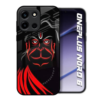 Lord Hanuman OnePlus Nord 6 Glass Back Cover Online