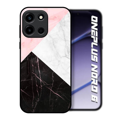 Marble Collage Art OnePlus Nord 6 Glass Back Cover Online