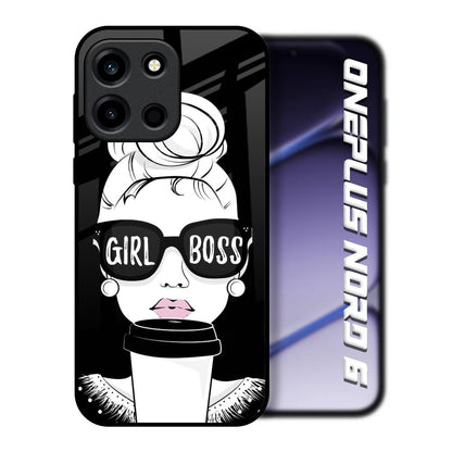 Girl Boss OnePlus Nord 6 Glass Back Cover Online