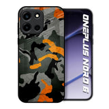 Camouflage Orange OnePlus Nord 6 Glass Back Cover Online